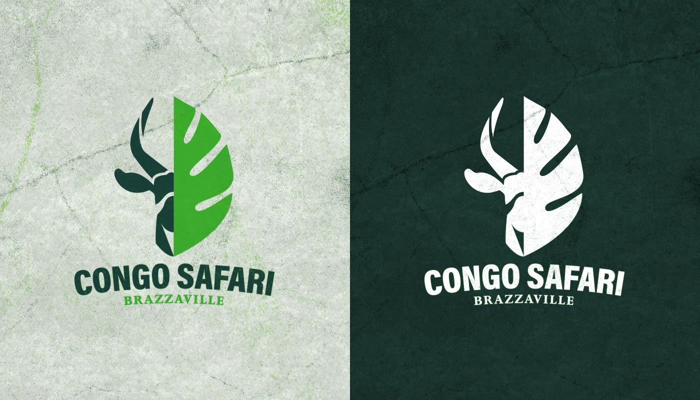 Deux versions du logo Congo Safari