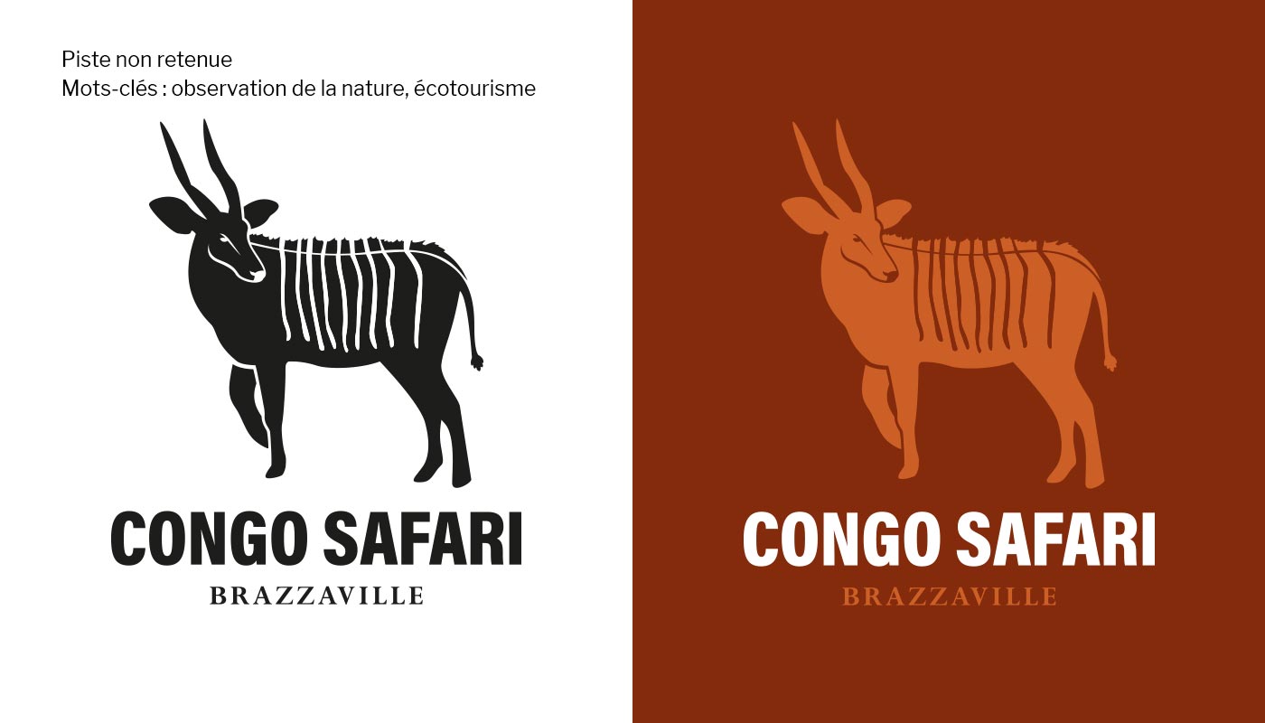 Proposition non-retenue pour le logo de Congo Safari