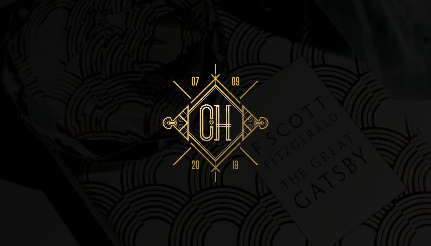 Mariage Gatsby - logo Art Deco